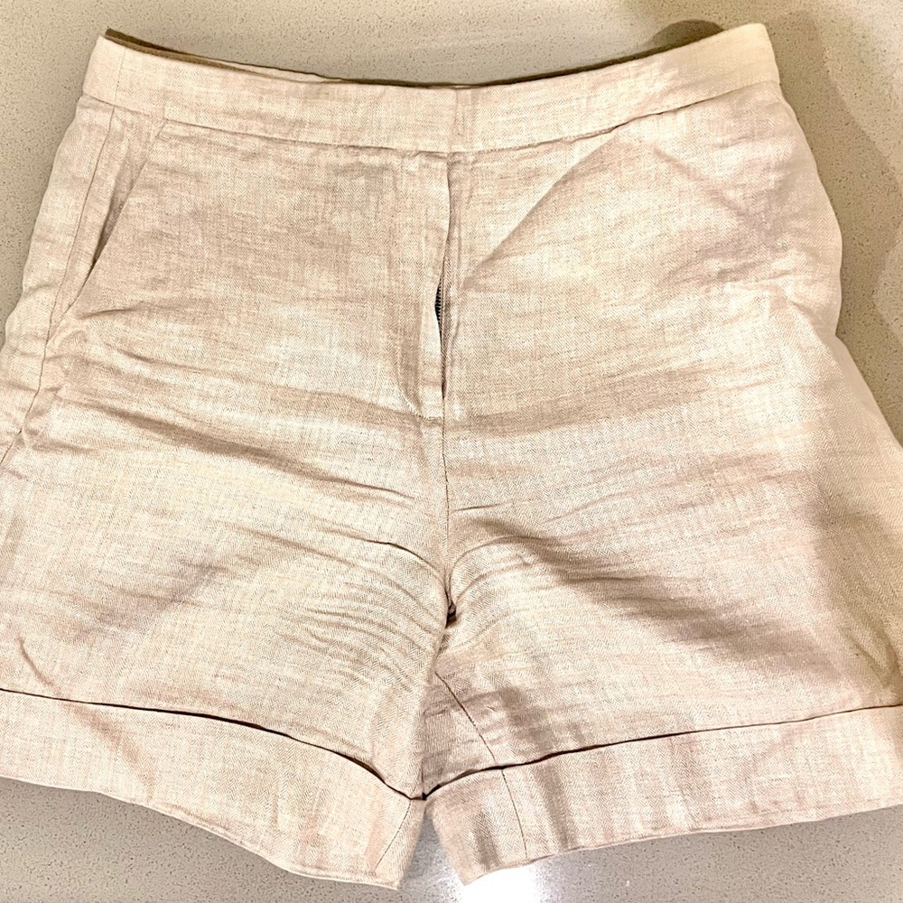 J Crew linen shorts